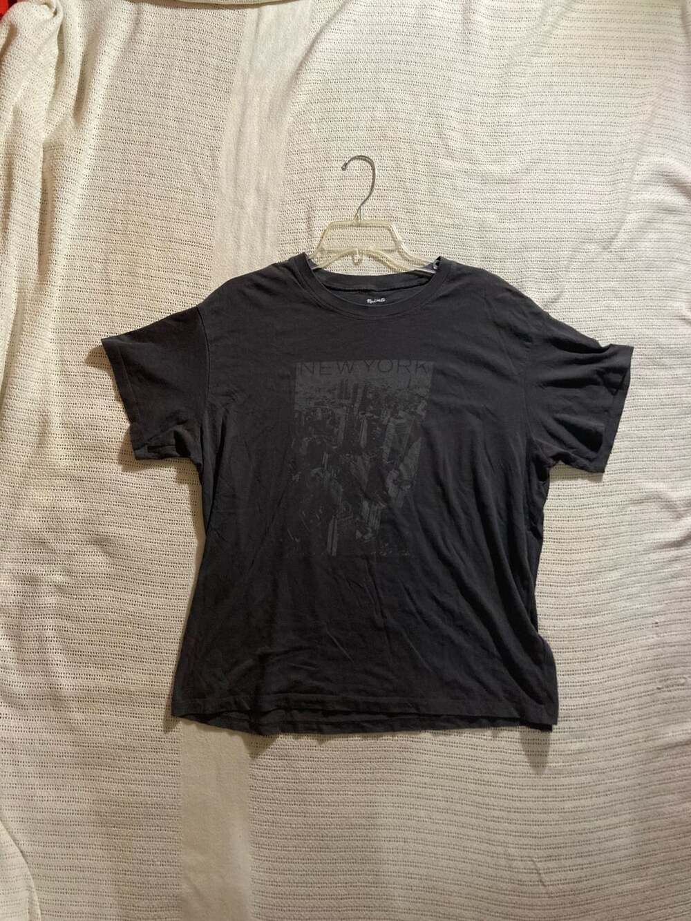 Madewell Softfade Cotton Oversized New York City Graphic Tee Size L